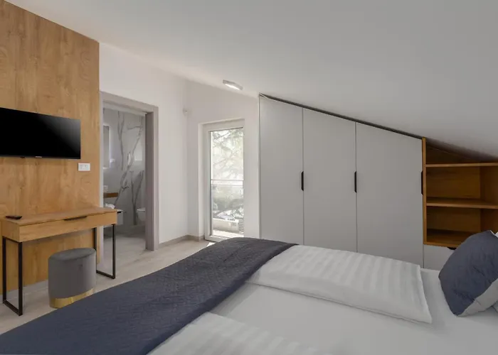 Luxury Matic Ii With Shared Pool And Seaview Apartman